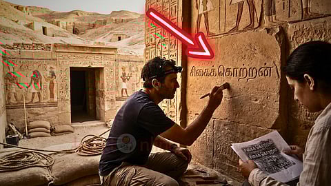 tamil brahmi inscriptions found in egypt