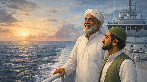 Father Mirhan and son Adnan Sami