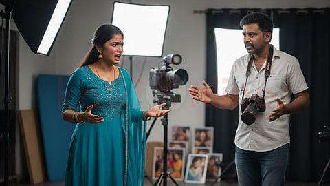 Woman and Photographer