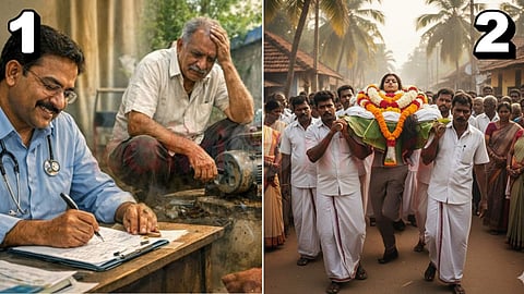 A doctor, old man and plumber -Dead Woman