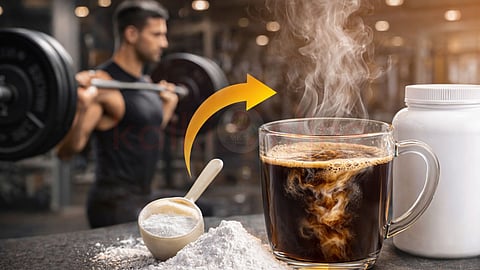 creatine with coffee