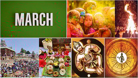 March Spiritual Events - Holi - Vastu - Masi magam