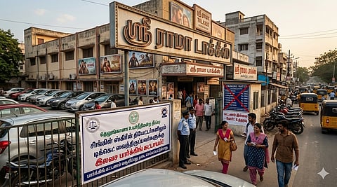 Cinema theatre parking
