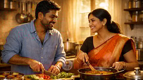 Feminism vs equality | Husband & Wife cooking together