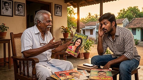 Grandpa's 'world-class' Lies tamil short stories