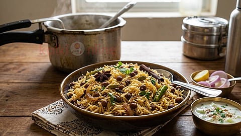 Black Chickpea Pulao
