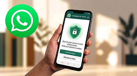 Username usage in WhatsApp