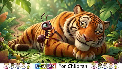 The Naughty Ant and the Mighty Tiger