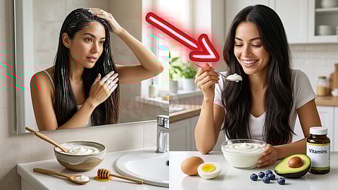 curd for hair growth