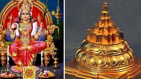 Maha tripura sundari and sri chakram