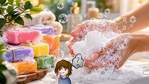 Soap and Soap foam