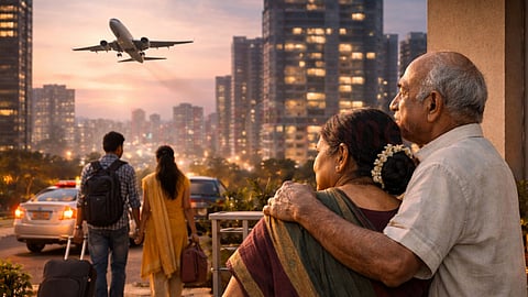 youngster and parent