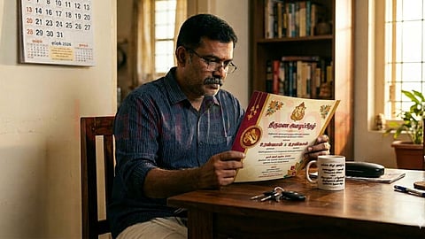 A man reading Invitation
