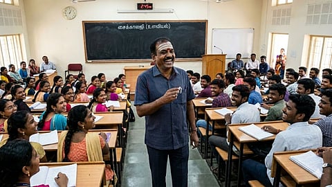 Vel murugan sir and student