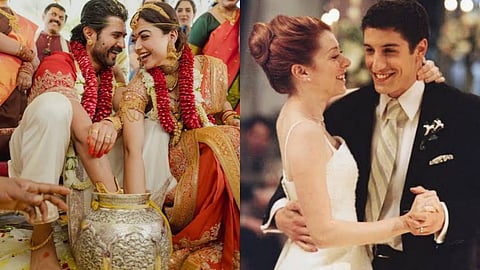 Indian wedding and American Wedding