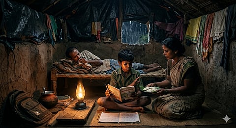 Short story tamil: A single flame.