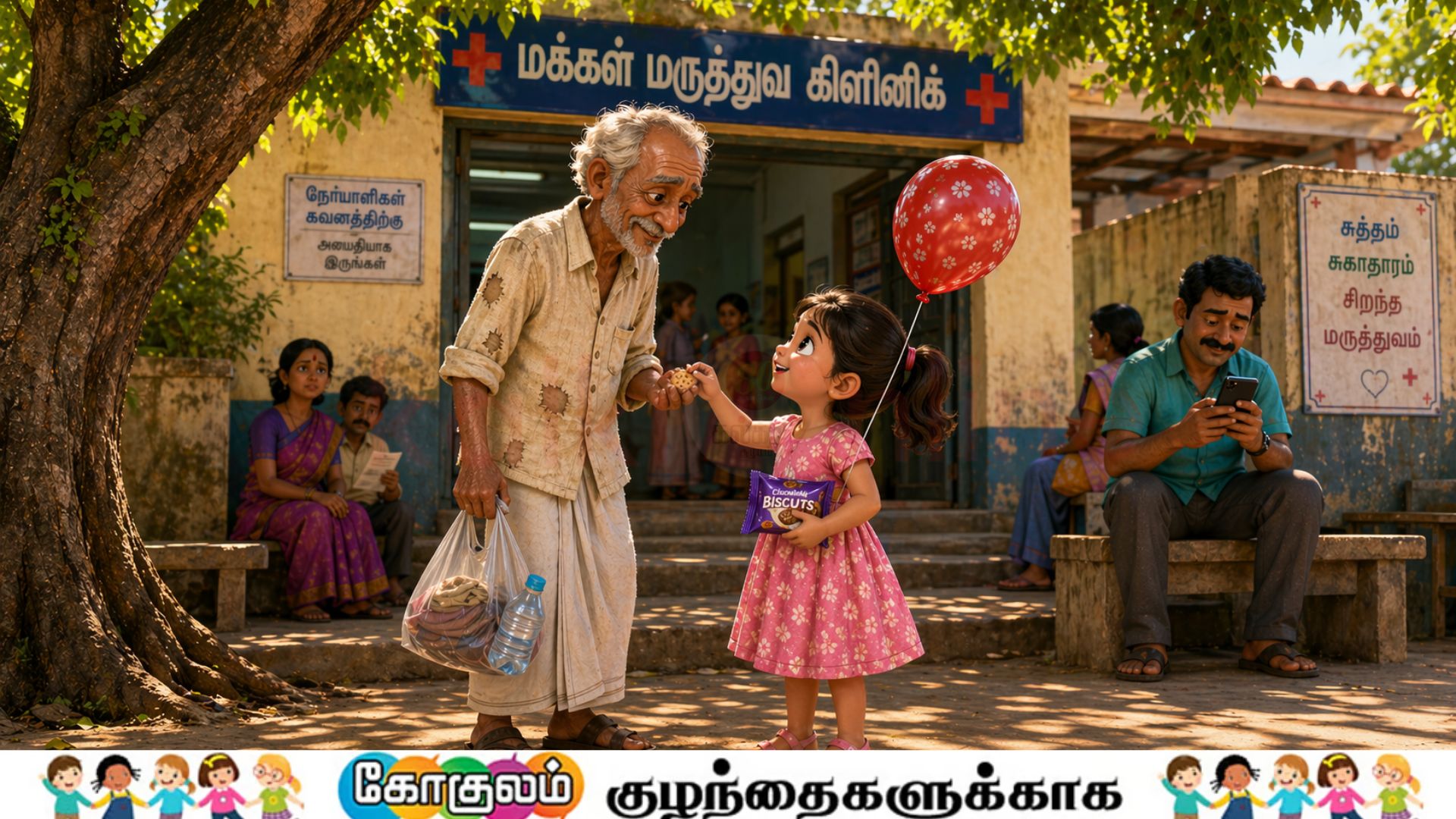 The old man and the girl