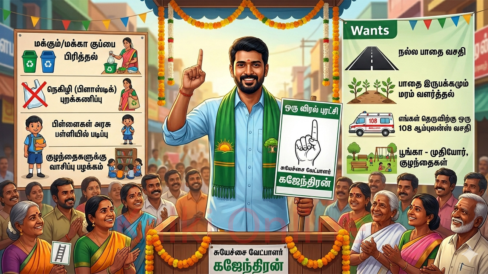 கஜேந்திரனின் ஒரு விரல் புரட்சி