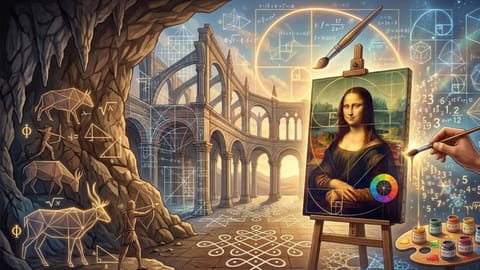 Math in paintings and art
