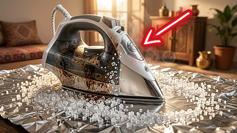 Iron box cleaning tips