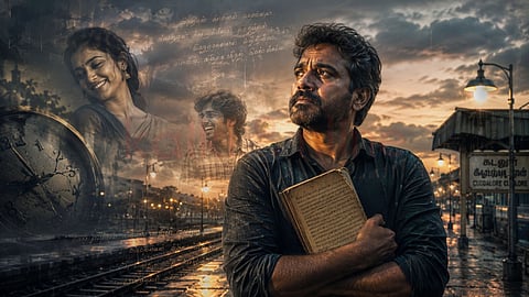 Man with sad memories