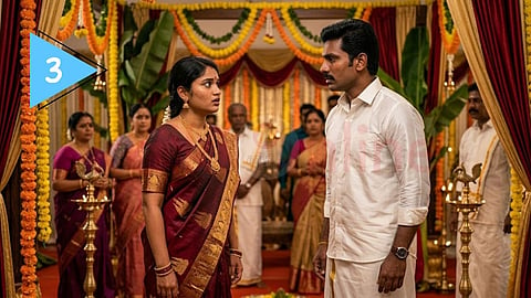 Andha Oru Tharunam - Man and Woman in the Marriage hall