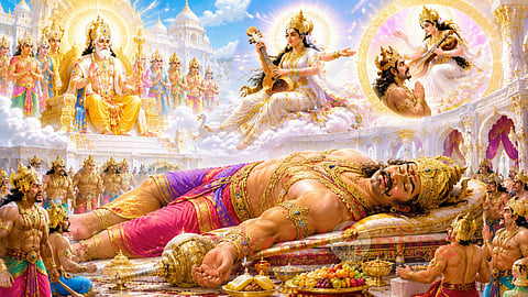 Saraswati Devi - Kumbhakarna