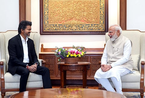 pm modi - vijay