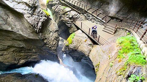 Trummelbach falls Switzerland tourism