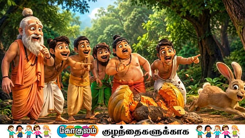 Tamil short story Paramartha guru and Disciples