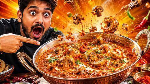 dhaba style mushroom gravy