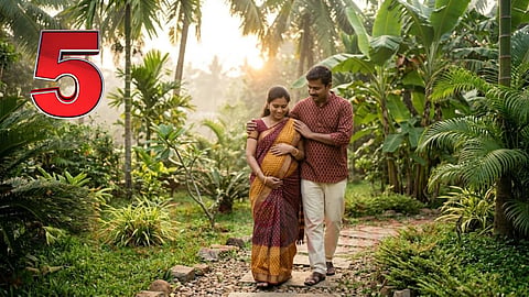 Pregnant wife with Husband | கர்ப்பகால பாதுகாப்பு