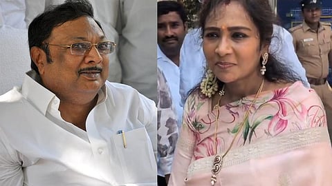 MK Alagiri and Kayalvizhi
