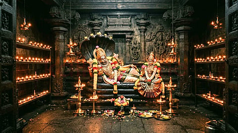Thiruvathigai Perumal Temple - சயன நரசிம்மர்