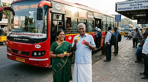 senior citizen Free bus pass