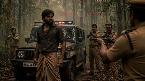 ஓம் படம்|hero of the movie was surrounded by police