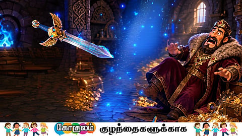 சிறுவர் கதை | The king and the blue sword