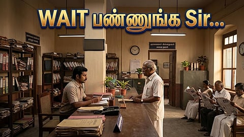 காத்திருத்தல் |an officer said to old man that WAIT பண்ணுங்க Sir