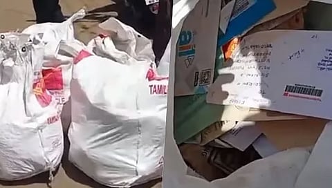 தபால்களை விநியோகிக்காமல் பதுக்கிய போஸ்ட்மேன்