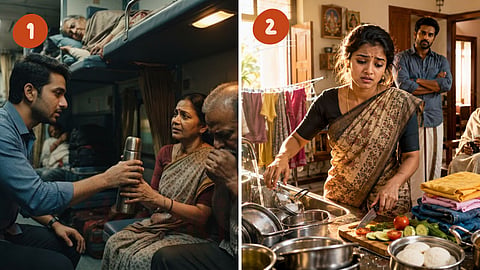தமிழ் கதை | A young man helps to old couple and a woman working
