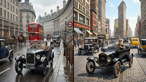 Car driving side history - சாலை விதிகள்