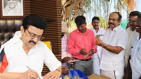 Thangam thennarasu in malayapatti