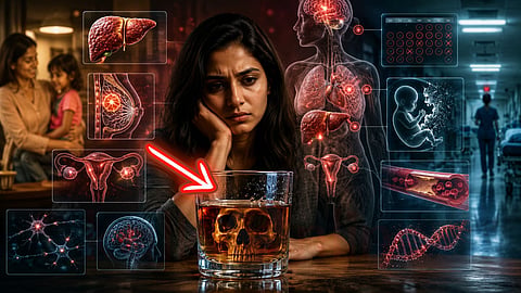 மது அருந்துதல் |woman and alcohol health risk