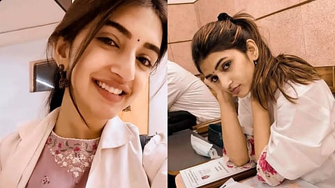 Sree leela doing internship