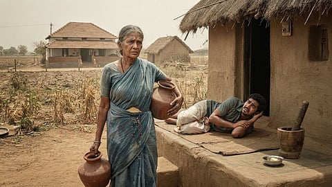 தமிழ் கதை | The Poor Woman and Her Son-in-Law