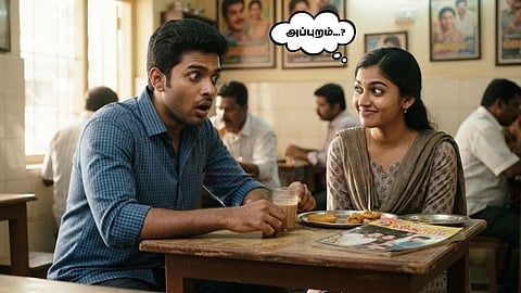 அப்புறம் | Man and woman are speaking