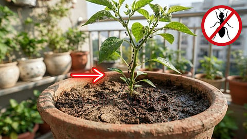 எறும்பு தொல்லை | plant ant problem