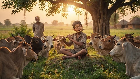 சிறுகதை | A boy play flute