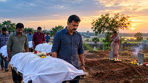 சிறுகதை | Burial of human bodies