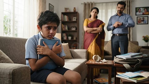 பொய் | Parent with their child